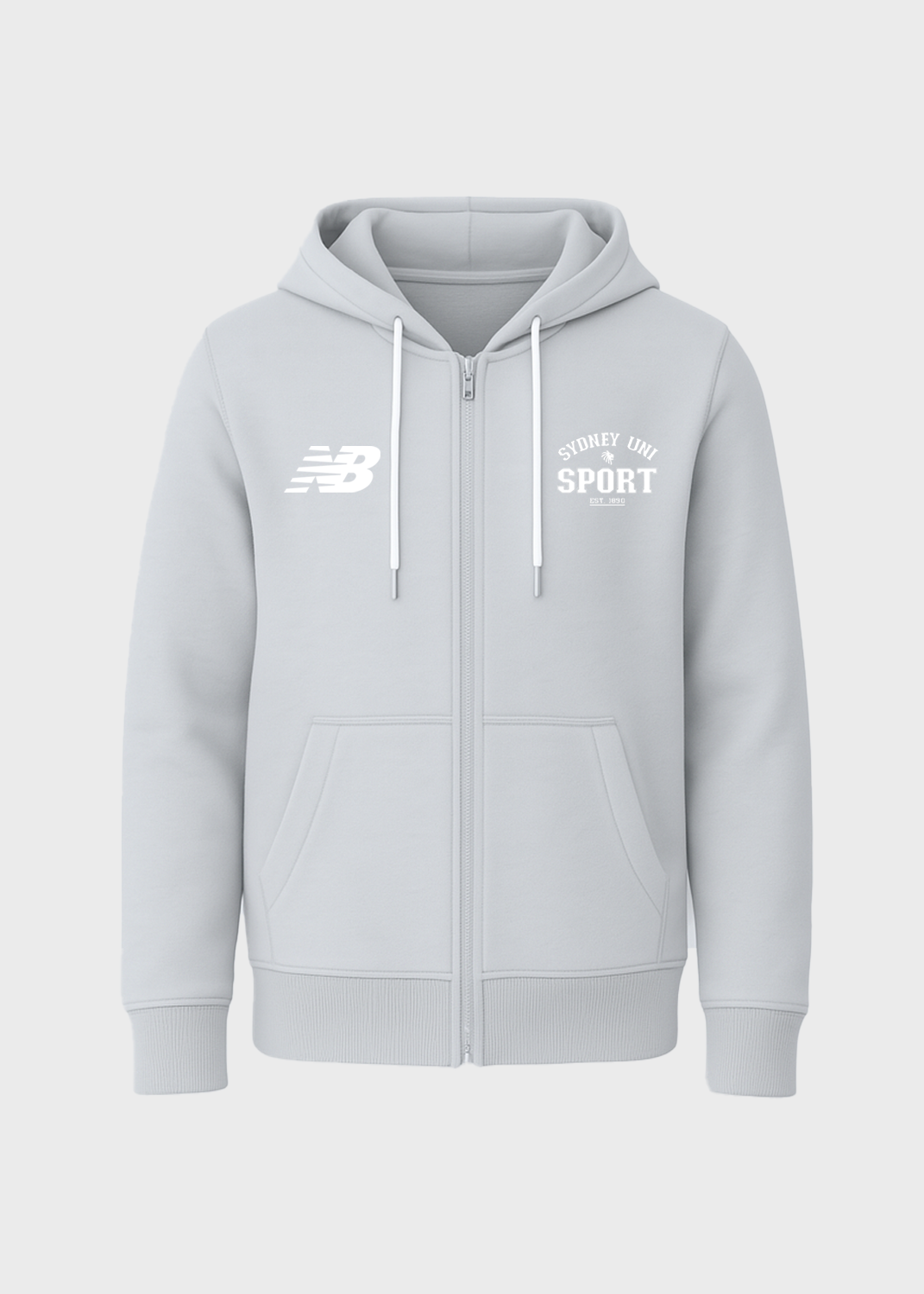 Female Zip Hoodie #1 (Grey)