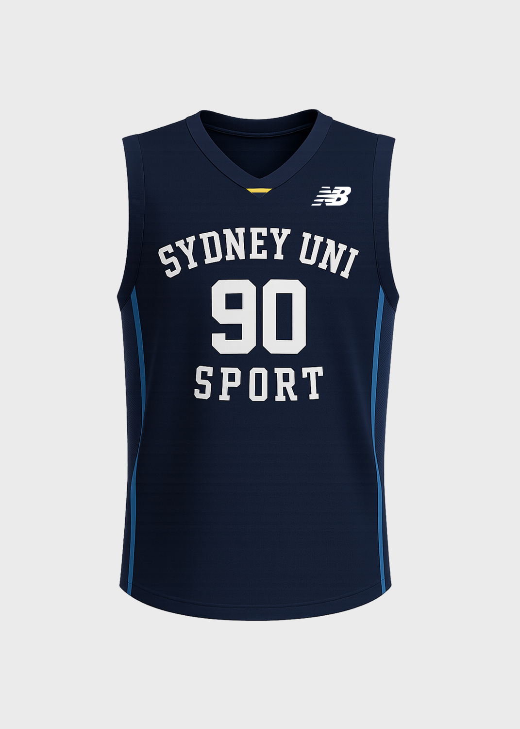 Male Basketball Singlet #1 (Navy)
