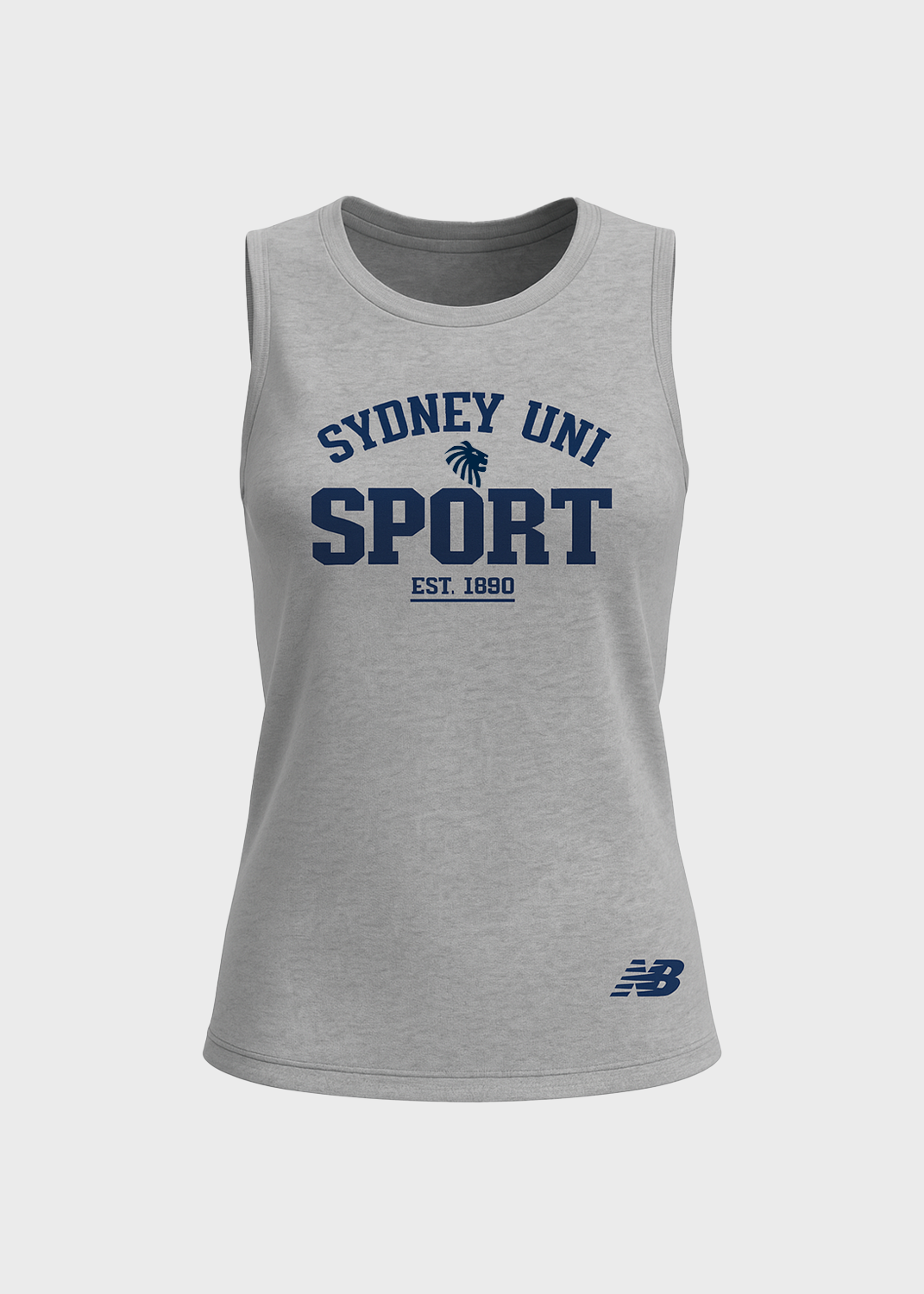 Female Cotton Sleeveless Tee (Grey)