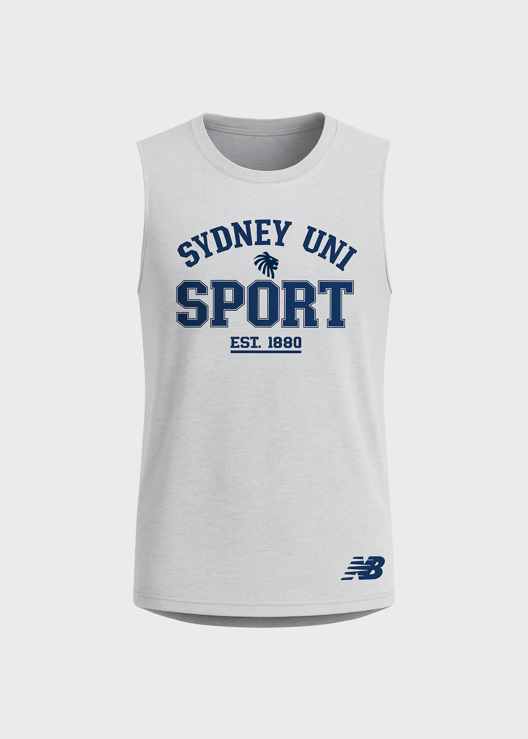 Male Cotton Sleeveless Tee (Grey)