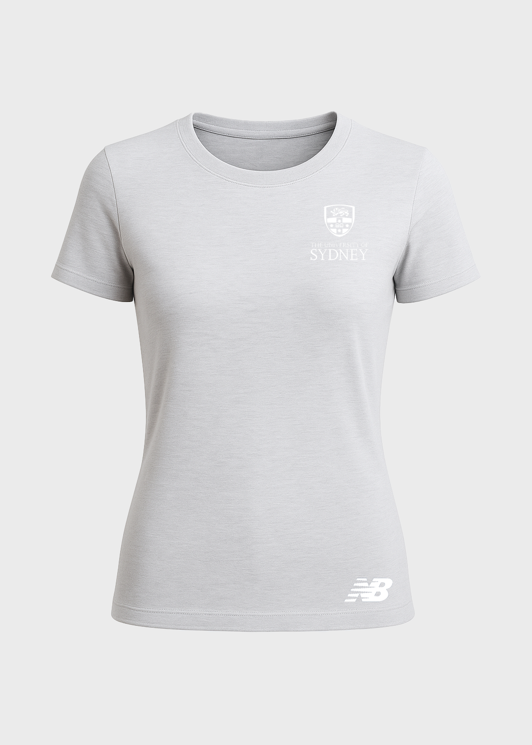 Female Cotton Tee (Grey Marle)